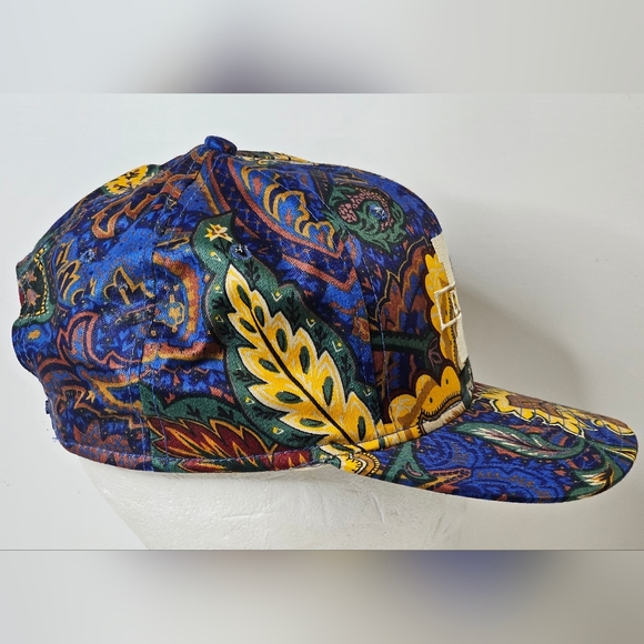 Duke Blue Devils Basketball Paisley Snapback Cap Hat Vtg Crable Sportswear Core - Picture 4 of 13